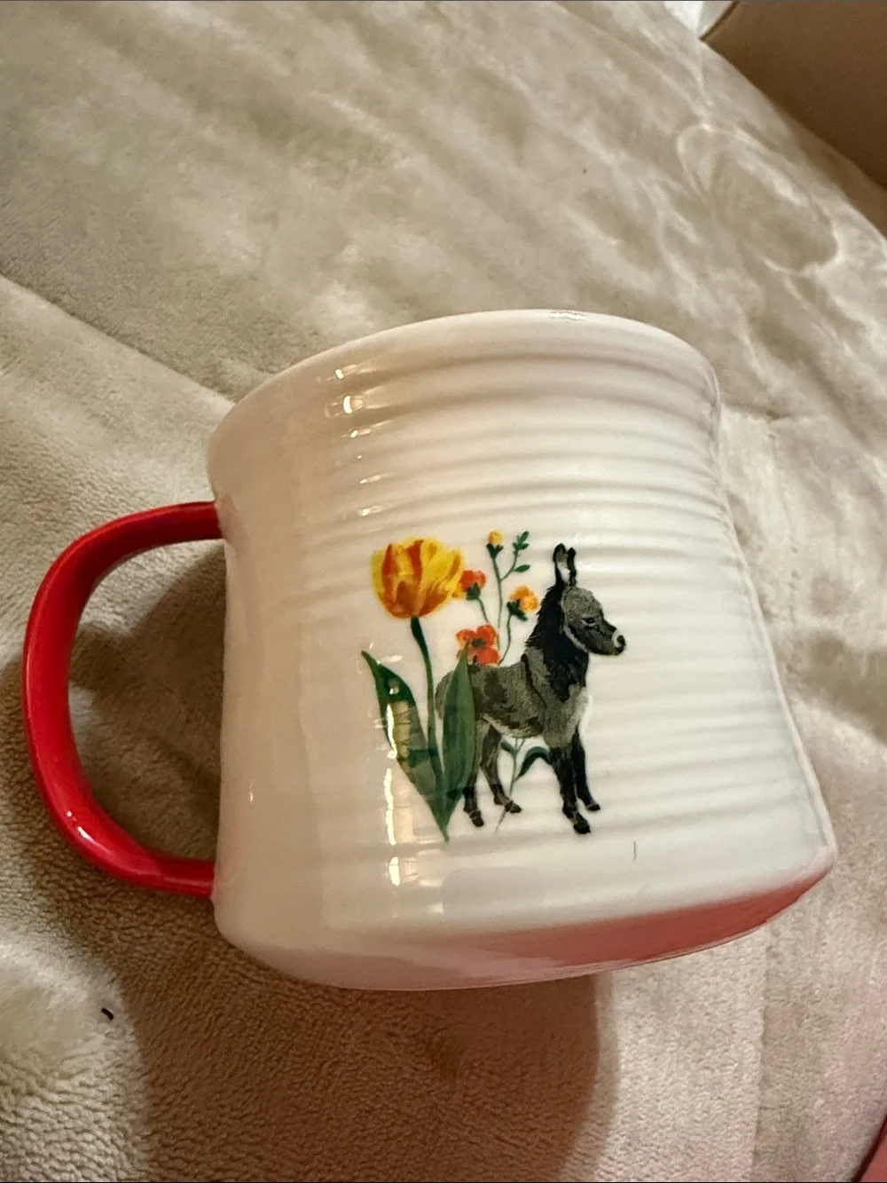 Anthropologie ceramic mug